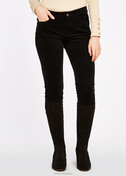 628F518 vêtements noir Dubarry femmes jean chèvrefeuille