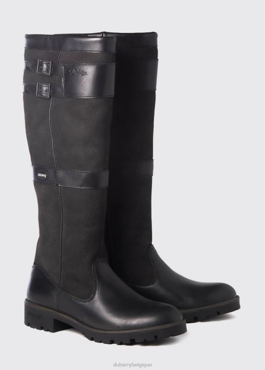 628F52 chaussure noir Dubarry femmes botte de campagne longford