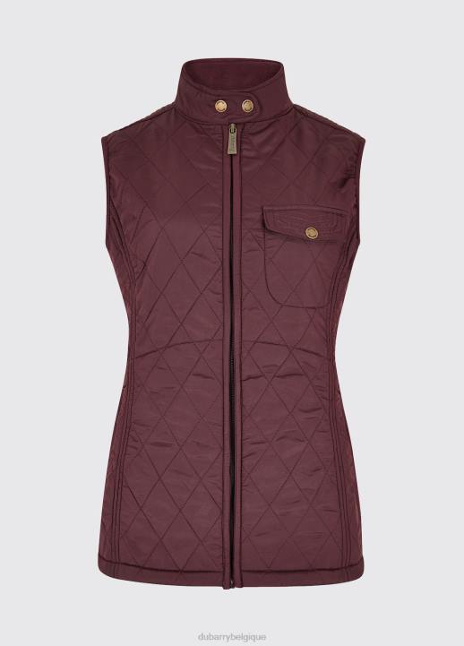 628F526 vêtements groseille Dubarry femmes gilet matelassé rathdown