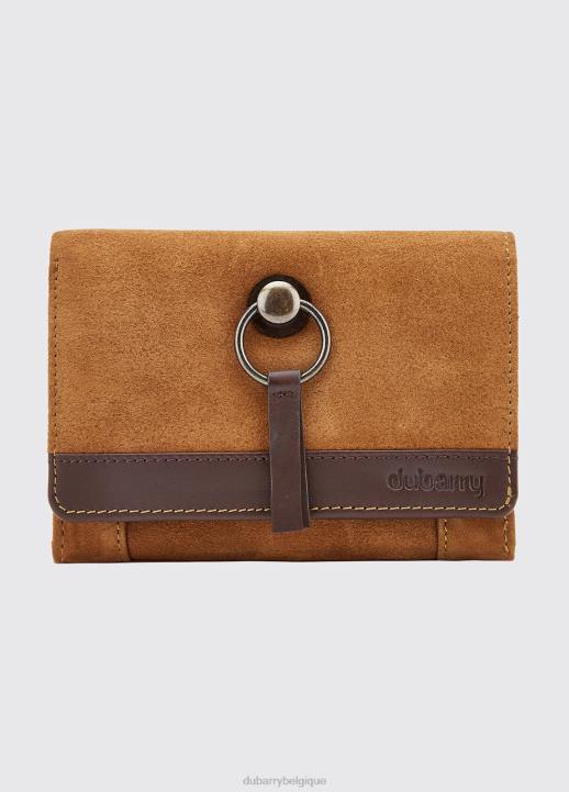628F534 accessoires chameau Dubarry femmes portefeuille en cuir Castlewellan