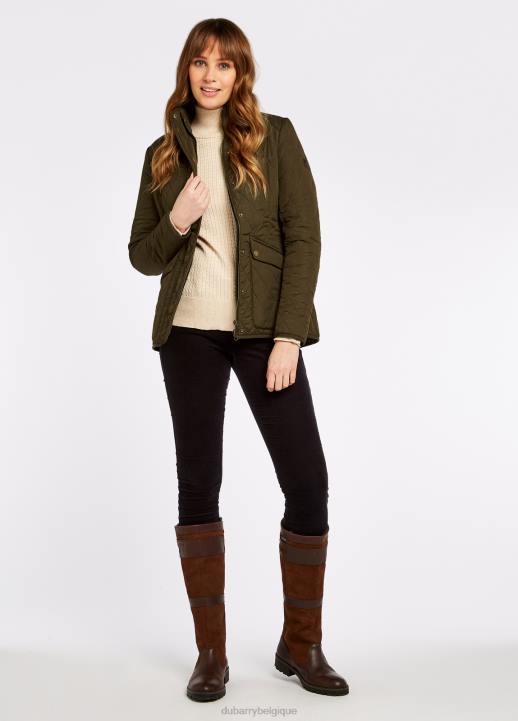 628F543 vêtements olive Dubarry femmes manteau matelassé bettystown