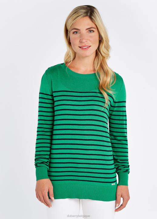 628F547 vêtements vert kelly Dubarry femmes pull léger portlaw