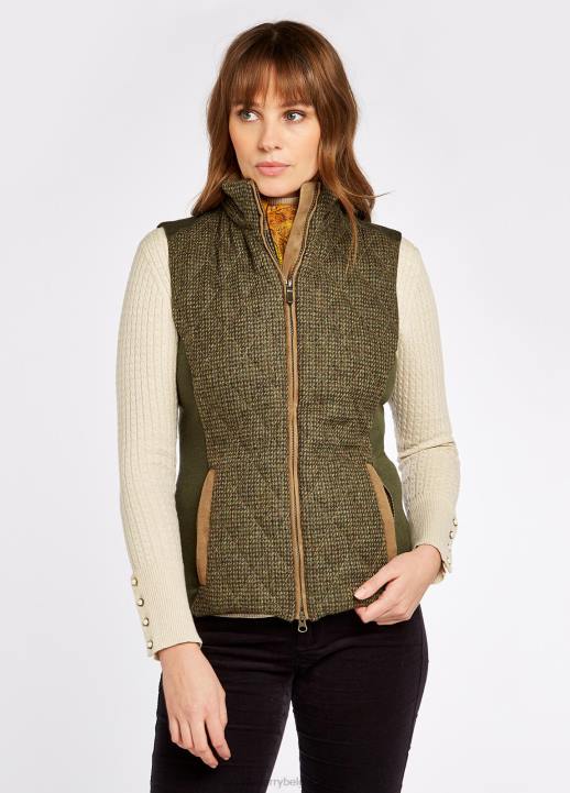628F554 vêtements bruyère Dubarry femmes gilet en tweed de genévrier