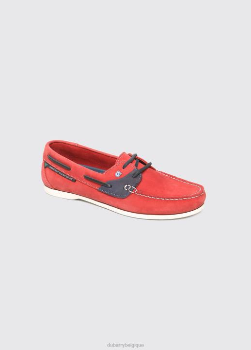 628F558 chaussure rouge Dubarry femmes mocassins de Malte