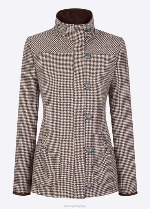 628F563 vêtements café Dubarry femmes veste en tweed fougère