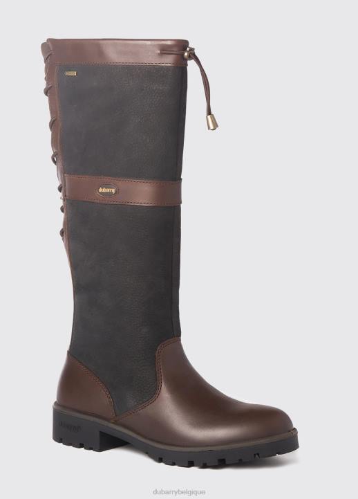 628F57 chaussure noir marron Dubarry femmes botte de campagne glanmire