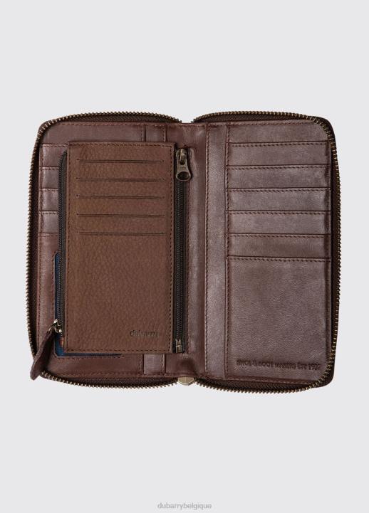 628F573 accessoires noyer Dubarry femmes portefeuille en cuir Letterkenny
