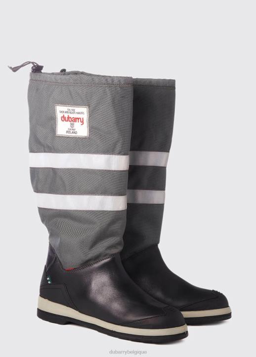 628F58 chaussure gris/dos Dubarry femmes botte de voile crosshaven