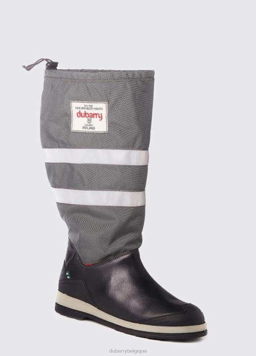 628F58 chaussure gris/dos Dubarry femmes botte de voile crosshaven
