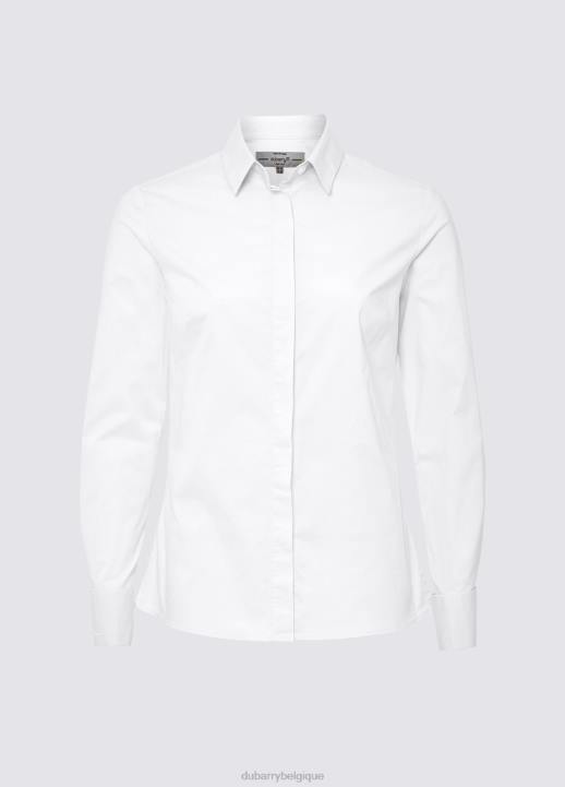 628F588 vêtements blanc Dubarry femmes chemise jonquille