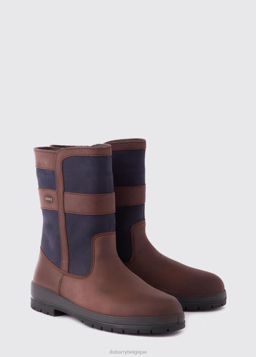 628F59 chaussure bleu marine/marron Dubarry femmes botte de campagne roscommon
