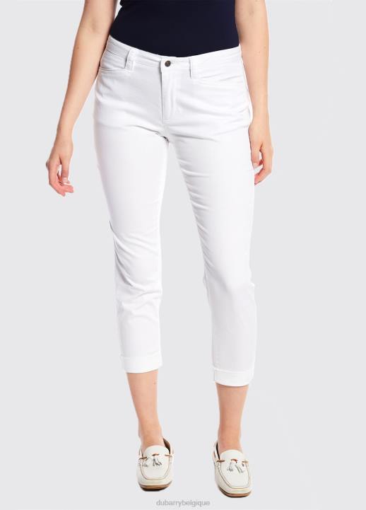 628F608 vêtements blanc Dubarry femmes pantalon chino killybegs