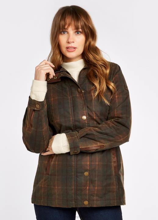 628F616 vêtements chasseur brun Dubarry femmes veste cirée d\annestown
