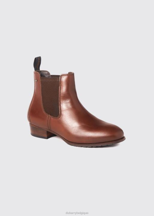 628F637 chaussure châtaigne Dubarry femmes botte à semelle en cuir de liège