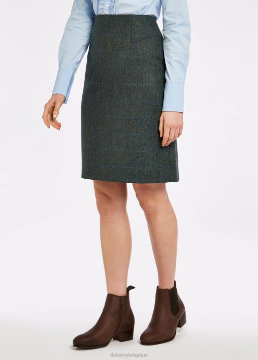 628F638 vêtements brume Dubarry femmes jupe en tweed fougère