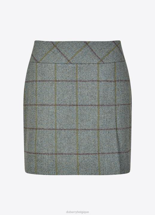 628F639 vêtements oseille Dubarry femmes jupe en tweed à fleurs