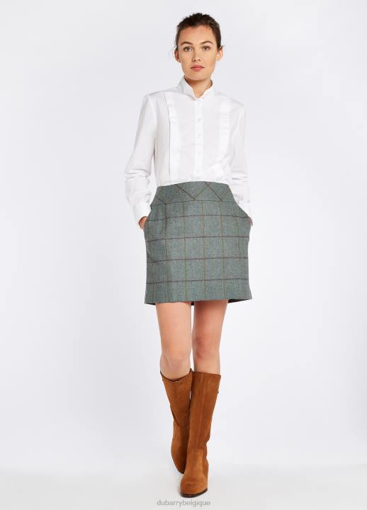 628F639 vêtements oseille Dubarry femmes jupe en tweed à fleurs