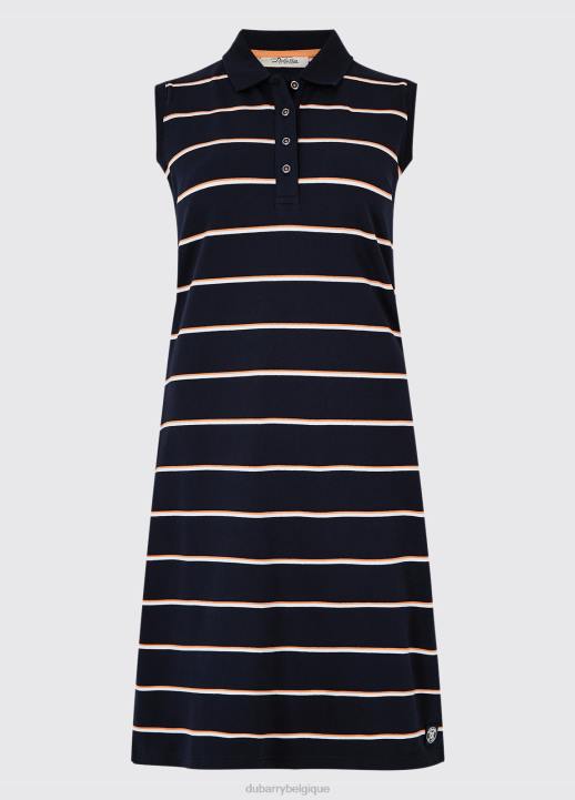 628F645 vêtements marine Dubarry femmes robe polo à galets