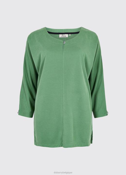 628F647 vêtements vert kelly Dubarry femmes haut à manches 3/4 mountlucas