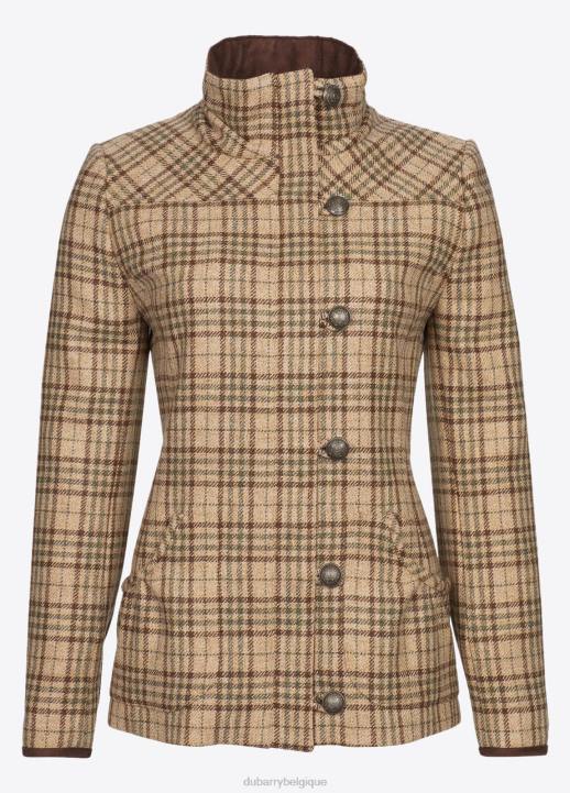 628F652 vêtements Galet Dubarry femmes veste en tweed fougère