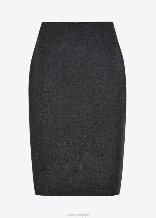 628F661 vêtements graphite Dubarry femmes jupe en tweed fougère