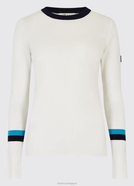 628F670 vêtements blanc multicolore Dubarry femmes pull Tolka