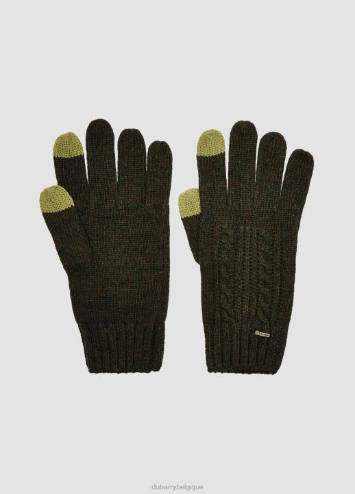 628F682 accessoires olive Dubarry femmes gants tricotés tory