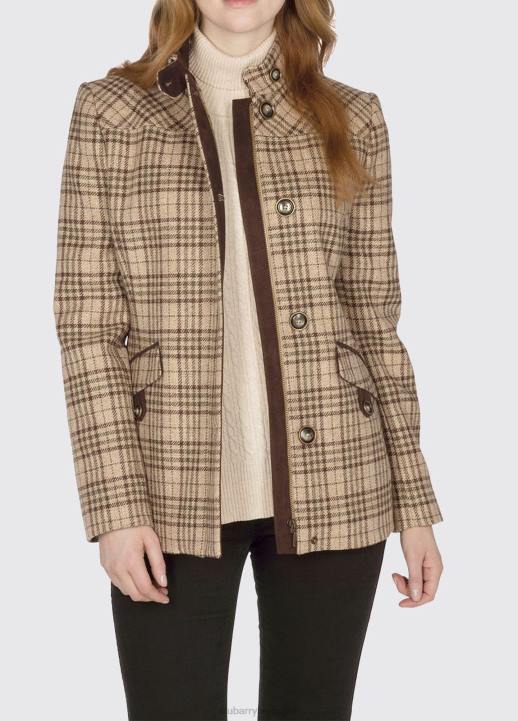 628F688 vêtements Galet Dubarry femmes veste en tweed chiné
