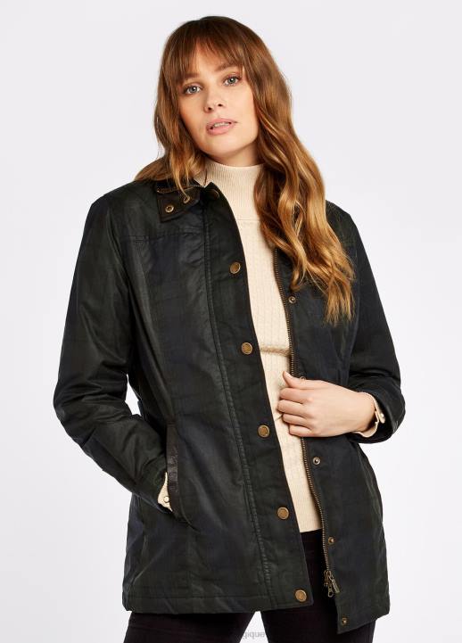 628F691 vêtements montre noire Dubarry femmes veste cirée d\annestown