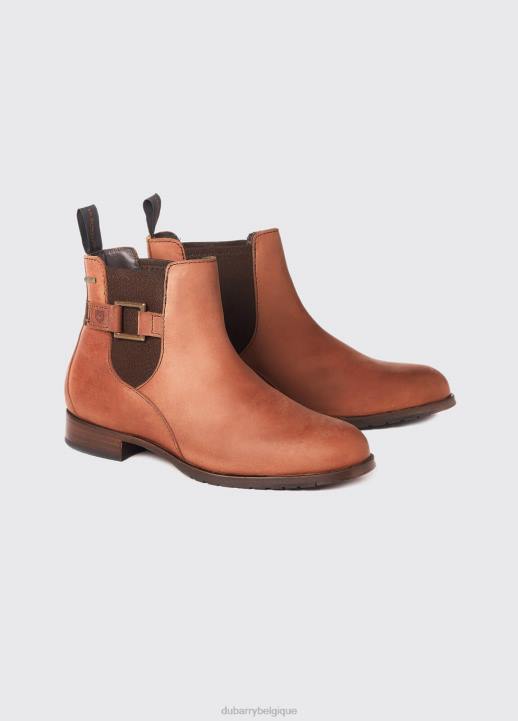 628F694 chaussure châtaigne Dubarry femmes botte à semelle en cuir monaghan