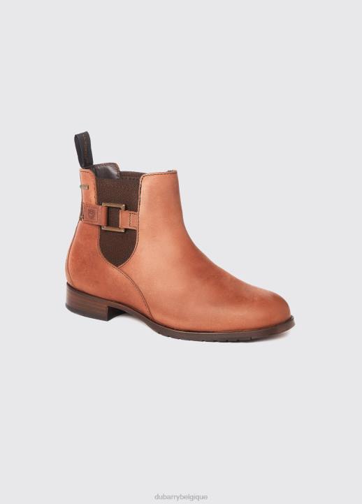 628F694 chaussure châtaigne Dubarry femmes botte à semelle en cuir monaghan