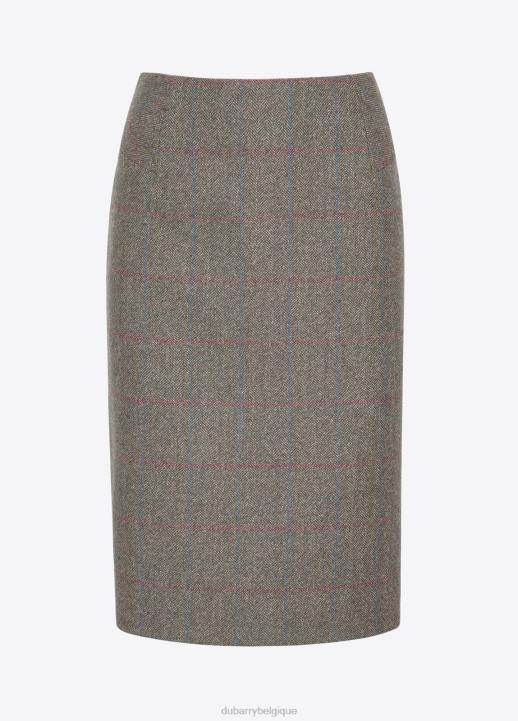628F702 vêtements mousse Dubarry femmes jupe en tweed fougère
