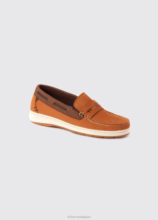 628F703 chaussure café/caramel Dubarry femmes chaussures de pont havane