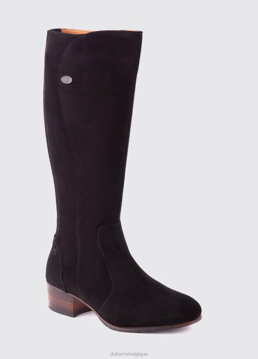 628F71 chaussure Suède noir Dubarry femmes botte haute downpatrick