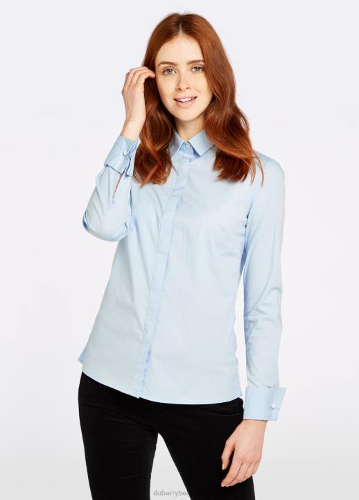 628F717 vêtements bleu pâle Dubarry femmes chemise jonquille