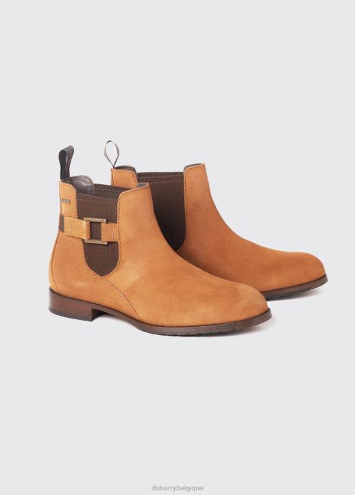 628F747 chaussure chameau Dubarry femmes botte à semelle en cuir monaghan