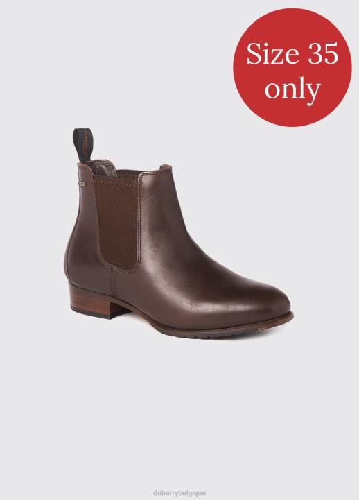 628F749 chaussure acajou Dubarry femmes botte à semelle en cuir de liège