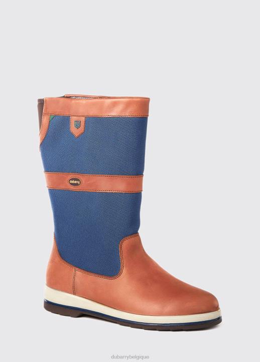 628F75 chaussure bleu marine/marron Dubarry femmes botte de voile extrafit shamrock