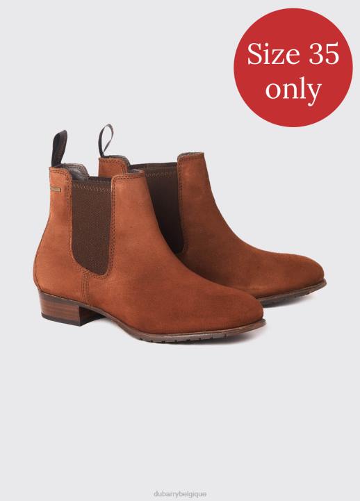 628F750 chaussure roux Dubarry femmes botte à semelle en cuir de liège