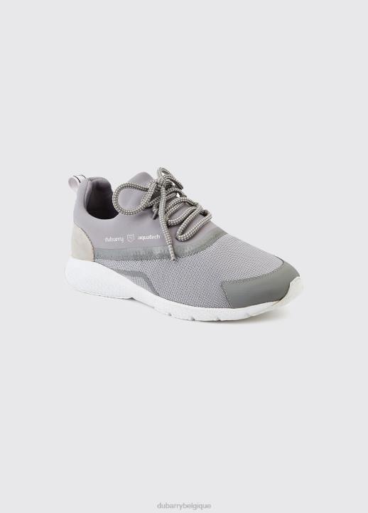628F754 chaussure argent Dubarry femmes basket sportive légère antibes