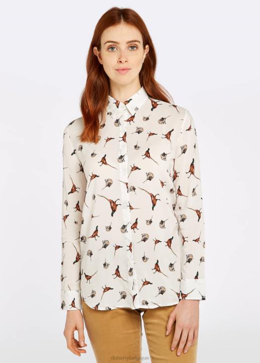 628F769 vêtements crème Dubarry femmes chemise bruyère