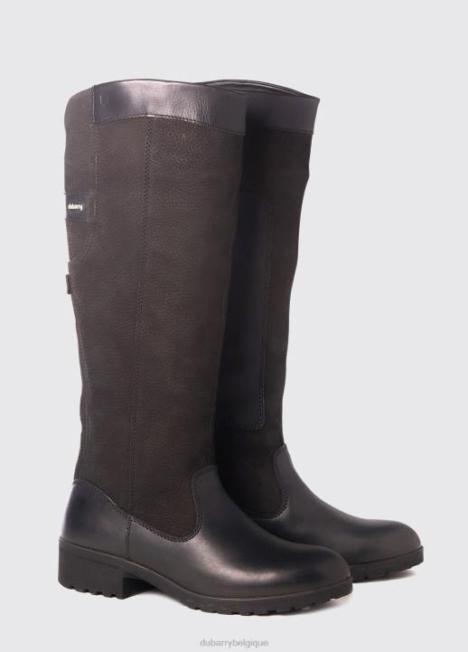 628F77 chaussure noir Dubarry femmes botte de campagne clare