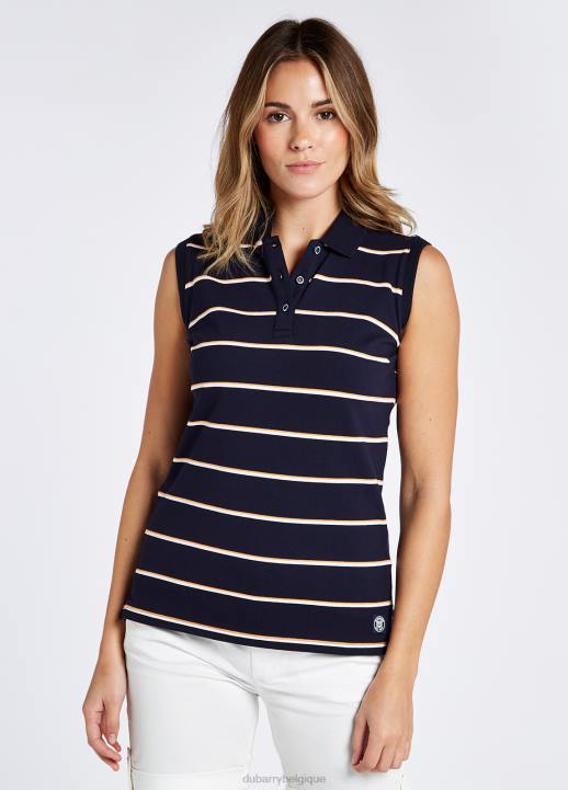 628F787 vêtements marine Dubarry femmes polo de labbaye