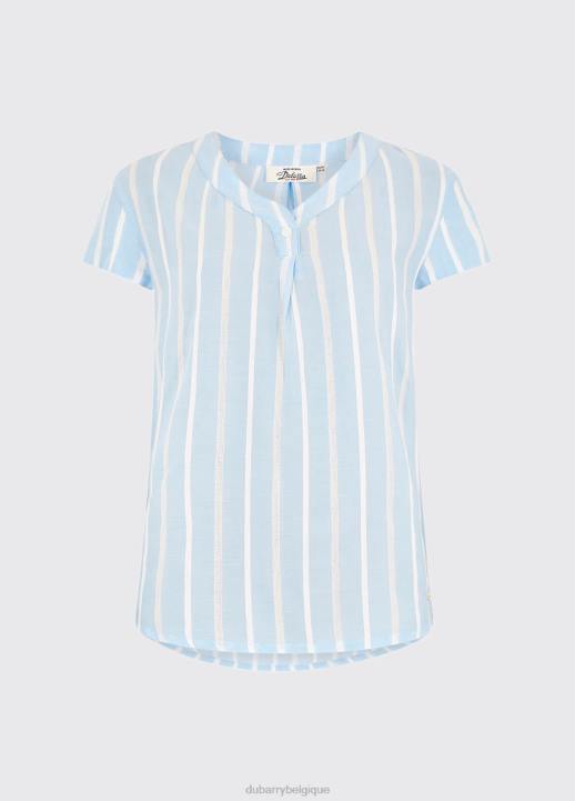 628F800 vêtements bleu pâle Dubarry femmes chemise gardénia