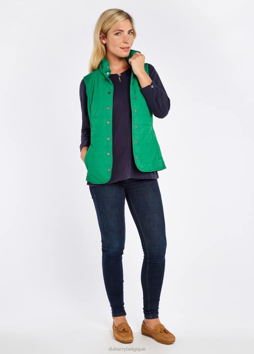 628F810 vêtements vert kelly Dubarry femmes gilet ballycoe
