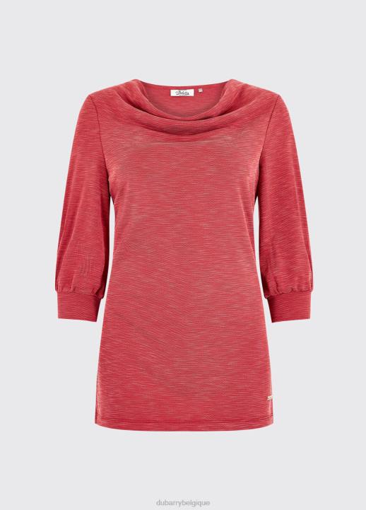 628F826 vêtements rouge rubis Dubarry femmes haut ballymote