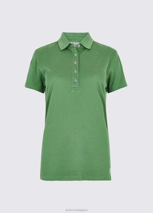 628F835 vêtements vert kelly Dubarry femmes polo edenderry