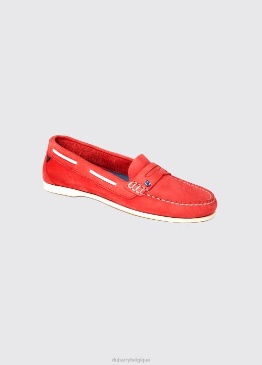 628F842 chaussure rouge Dubarry femmes chaussure de pont Belize