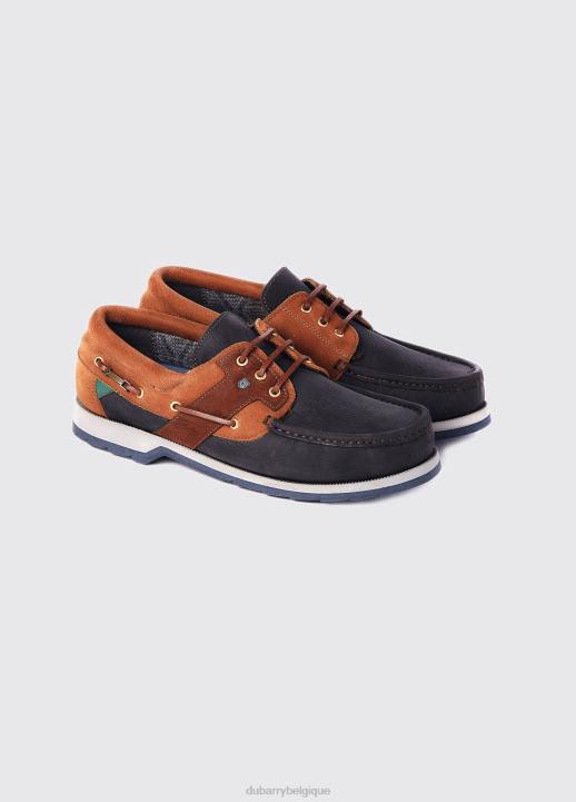 bleu marine/marron