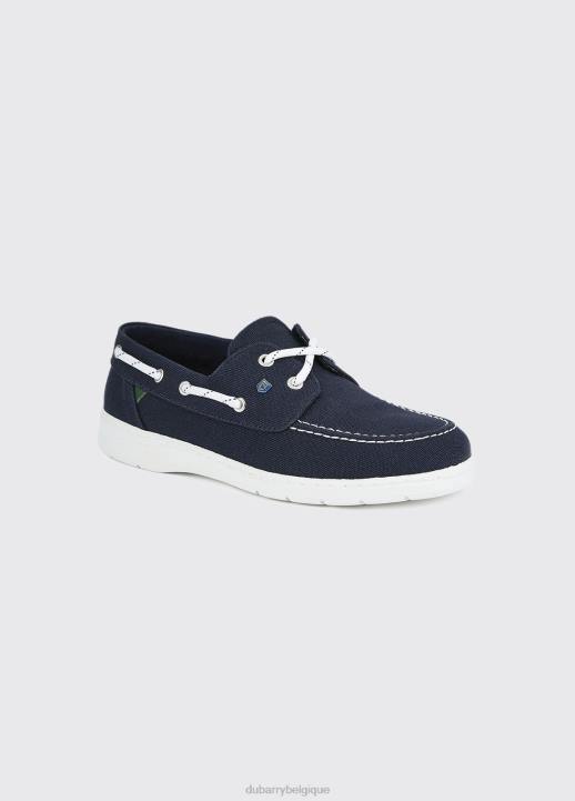 628F88 chaussure marine Dubarry femmes chaussure pont en toile biarritz